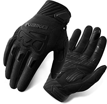 INBIKE MTB Handschuhe Motocross 100% Voll Schutz mit TPR Fingerpads und SCR-Pad für Flexibilität beim Rennradfahren, Mountainbiken, Faltradfahren, Fixed-Gear-Radfahren usw