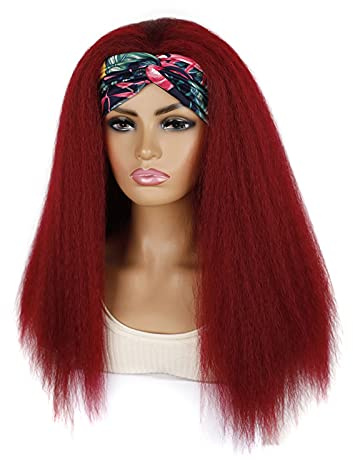 Chtom Hår med huvudhandduk Fake Head Socket Corn måste vara fastspänd i en pseudonym uppsättning huvudhandduk långt håruppsättning (Color : Brown)