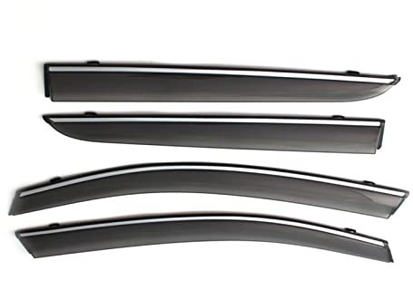 WOHOOD Cortavientos Ventanilla para Honda para Spirior 2009 2010 2010 2011 2012 2013 2014 Ventana Lateral del Coche Visera De Ventilación Sol Lluvia Deflector Protector Toldo Refugio