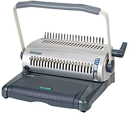 Bürozubehör, Bindemaschine, 21-Loch, 500 Blatt, Spiralbindemaschine, Kammbinderücken, Kammbindemaschine, perfekt für tägliche Bürodokumente