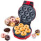 Heat & Eat 2 in 1 Donut & Cupcake Maker - Ideal For Adding Your Own Favourite Toppings. Easy To Clean Detachable Non-Stick Cooking Plates.