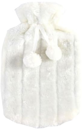 Arrovarp Housse pour bouillotte de 30 × 20 cm – Grand sac pour bouillotte chauffe-mains, sac chauffe-pieds, pochette pour bouillotte d'eau chaude, tissu doux pour bouillotte de 2 L, sans bouillotte