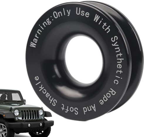 Winch Puller Block - Rust Proof Winch Accessory Kit | 41,000 Lb Off Road Recovery Kit, Soft Shackle, All Terrain Pulling Block, Heavy Duty Pulley Block Pulley
