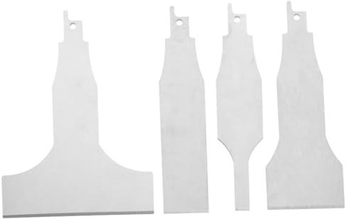 Vaguelly 4pezzi Raschietto Per Raschiare Seghe Alternative Raschietti Per Rimozione Del Strumento Per Pulizia Delle Seghe Sciabola Raschietto Per Pulizia Multifunzionale Lame Per Raschiare