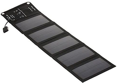 Chargeur solaire portable 10 W/5 V avec port USB pliable 5 panneaux solaires pour camping, randonnée, voyage, chargeur de téléphone portable compact pour tablette, ordinateur portable, téléphone