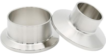 12,7 19 25 38 108mm 0.5 0.75 1 2 3 4 SS304 Edelstahl stahl Sanitär Rohr Armaturen Weld Ferrule Tri Clamp Homebrew Flansch(25mm Ferrule50.5)
