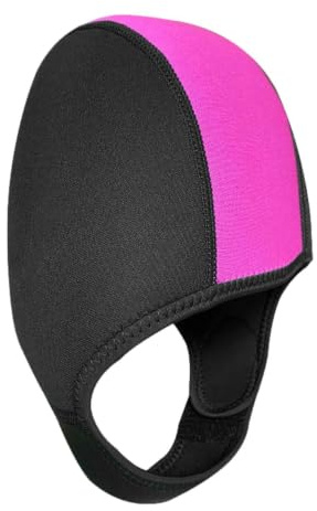 Gorros de natación para hombre, gorro de neopreno ajustable de 2,5 mm