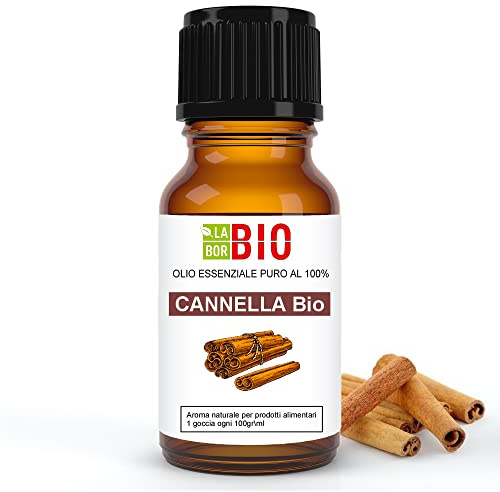 Zimt Blätter Öl Bio Ätherisches Öl 100% Reines 10 ml - Aromatherapie Kosmetik Therapeutische - Laborbio