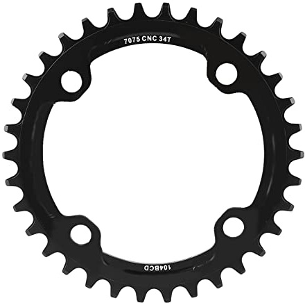 Dioche Fahrrad Kettenblatt, 32/34/36/38T Kettenblätter BCD 104 Mountainbike Single Speed Kettenblatt Geeignet für die Meisten Fahrrad Rennrad Mountainbike
