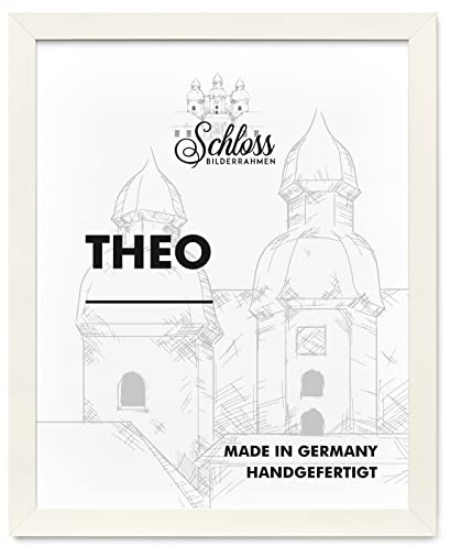 Schloss BILDERRAHMEN Theo 80x120 cm, Dekor Weiß Hochglanz