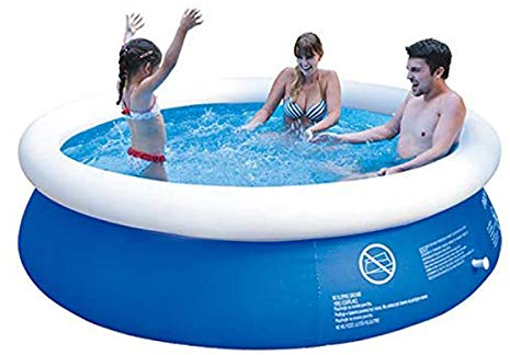 ZHCHL Grandes Piscines Gonflables, Piscine du Salon Swim Center, Piscine Gonflable ExtéRieure Anti-Exposition, Ronde Piscine Familiale Parc Aquatique pour Enfants Adultes