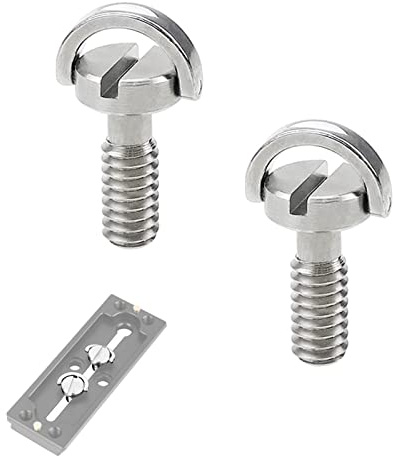 Tornillo Camara, Tornillo De Montaje, Adaptador Tornillo Tripode para Camara, Adaptador Tripode, Placas De Abrazadera De LiberacióN, Rig De Hombro, Soporte De Luz, Monopod, 2PCS