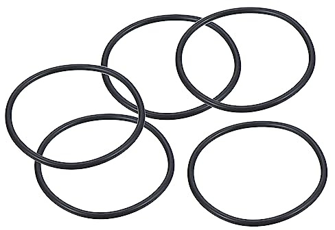 PATIKIL 25 Stück Dichtungsringe O-Ringe Gummidichtung 90mm AD 82mm ID 4mm Dicke Nitrilgummi Unterlegscheibe Dichtungssatz Gummischeiben für Auto Klimaanlage Wasserhahn Rohr Schwarz