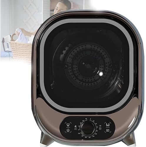 URJWAN Petit SèChe-Linge, SèChe-Linge Portable à Condensateur, SèChe-Linge Ventilé De 5 Kg, SèChe-Linge éLectrique, Compact, Mini Essoreuse, Capacité De Charge De 0,8 Kg,B-220V