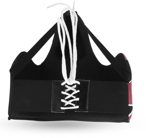 Tiefschutz Für Herren, Tiefschutz Für Boxen, Muay Thai, Kickboxen Und MMA-Training, Bauchschutz Für Karate Und Taekwondo(Rot)