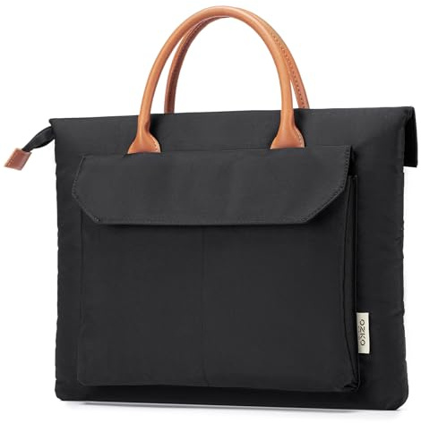 SUCIKORIO Borsa Porta PC Portatile 15,6 Pollici, Impermeabile Oxford Borsa Lavoro Donna Insegnante Grande Porta Computer Portatile con Maniglia borsa Borsa Ufficio Donna per Università, Documenti