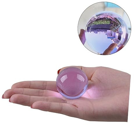 Alipis Kristallkugel 1.57 Zoll Klare Glaskugel Für Feng Shui Deko Und Fotografie Effektvolle Runde Glasdekoration Für Zuhause Büro Und Cosplay Requisite