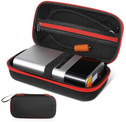 Housse de Rangement pour Compresseur à Air de Voiture Noir | Tissu Oxford et Eva, Grosse Capacité Poignée, Intérieur Spacieux pour Organiser Vos Accessoires