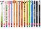 LEGAMI - Set of 16 Erasable Gel Pens with Thermosensitive Erase Ink, 0.7mm Tip, Animal Designs'