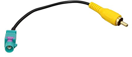 YONGJIANGXIA Antenna Adapter for Fakra Male to RCA Male for Car Reverse Backup Rear View Camera 15cm Long
