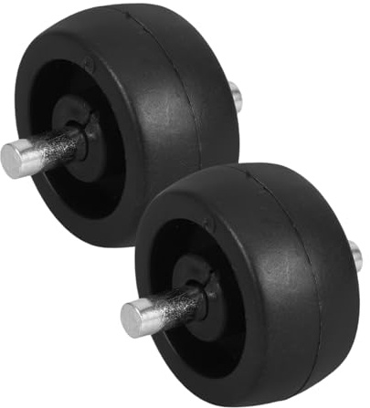 TOYANDONA Roues pour Support de Parasol D'extérieur 2pcs Plastique Noir