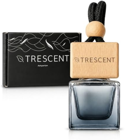 Trescent Autoduft Million One 10ML – Auto Duft Innenraum Auto Parfüm Herren | Luxuriöser Auto Duft Herren aus Glas & Holz – 10ML Auto Lufterfrischer & Duftspender für den Innenraum, bis zu 8 Wochen