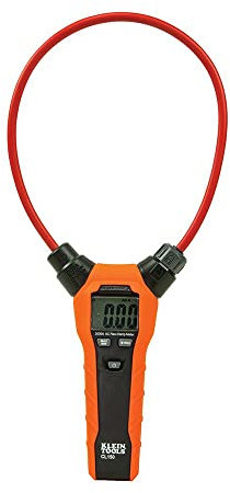 Klein Tools Clamp Meter, Flexible Clamp AC Current Meter with True RMS Readings, Auto Ranging and More CL150