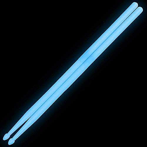 Alnicov 1 Paar leuchtende Drumsticks 5 A fluoreszierende Drumsticks für groß angelegte Nachtveranstaltungen
