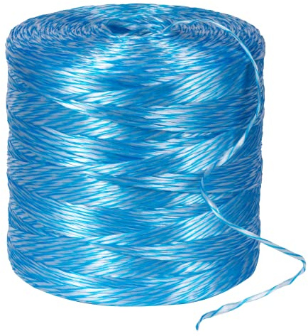 ATERET PL6500 Poly Pull Line - 210 lbs Tensile Strength, Polypropylene - 6500Ft Twine Line, Blue & White (Coil Only)