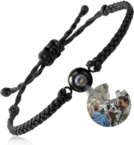 Personalisiertes Fotoarmband mit eigenem Bild – Custom Armband für Damen & Herren, Geschenk für Paare, Jahrestag, Valentinstag, Geburtstag – EMIRISTIC