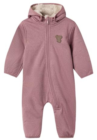 Name IT Unisex snödräkt, Wistful Mauve, 62/68 cm