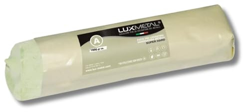 Lux Metal Polierpaste Weiß 1000 g Grob Schleifpaste für Spiegelnden Glanz und Kratzerentfernung auf Edelstahl, Aluminium, Messing, Chrom, Holz Marmor und Weitere Metall Ideal Zum Polieren von Messern