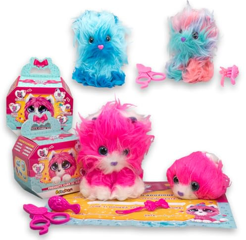 #sbabam Lovely Pets Cutie Cat, Divertida Caja 2 Personajes, Juegos para Niños de Quiosco, Peluches de Animales de Colores, Juego de Marionetas para Niños Niños