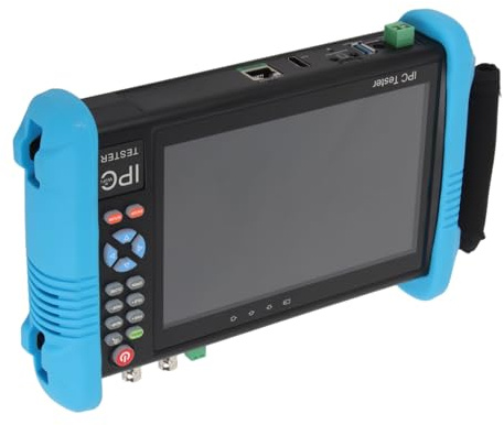 IPC 9800 Plus Serie 7 Tester CCTV IP 4K H.265 TVI CVI AHD Analogico CA 100?240 V per Installazione e Manutenzione di Telecamere di Sicurezza (IPC-9800-Plus Spina europea)