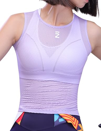 INBIKE Debardeur Sport Femme HautVetement Tops T Shirt pour Cyclisme Cycliste Yoga Fitness Running sans Manches Flexible et Respirant Velo VTT Peuple L