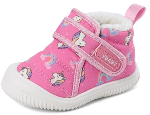 Cheerful Mario 1-5 Año Botas Bebe Niño Niña Pequeño Invierno Zapatos | Forro polar cálido,Suaves, Cómodas y Calentitas, Flexibles, Zapatillas Primeros Pasos