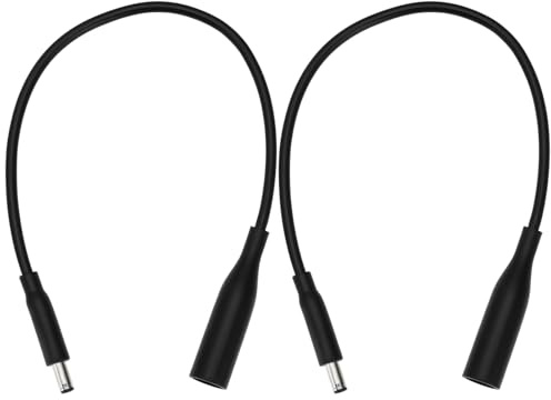 Create idea 2-teiliges Laptop-Stromkonverterkabel 7,4 Mm Buchse auf 4,5 Mm Stecker Dongle-Spitze DC-Stromkonverterkabel Kompatibel mit Dell Inspiron Latitude Studio XPS Vostro 30 cm