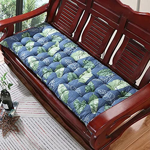 Dickes, weiches Schaumstoffkissen für 2- und 3-Sitzer-Sofa, Garten, Schaukel, Sonnenliege, waschbar, rechteckige Matratze