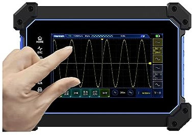 BOOZXCV Oscilloscopio, Oscilloscopio To1254D Oscilloscopio Digitale Portatile Touch Screen Oscilloscopi USB a 4 canali + Sorgente Segnale + Multimetro (To1254d 1)
