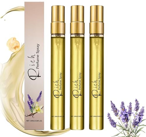 V Secret Vanilla Perfume,Vanille Pheromone Parfum Damen, Vanille Parfüm, Eau de Parfum Für damen, Langanhaltender Duft, Körper & Haarduftnebel, Tragbares Parfümspray Für Dating-Reisen (3PC)