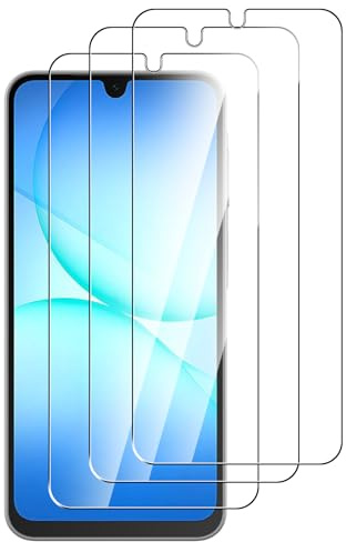 WFTE 3-Pack Screen Protector for Samsung Galaxy A17 5G/A16/A26 5G&4G,9H Hardness,Anti-Scratch,Bubble-Free,Anti-Fingerprint,HD Clear,Dust-Free Premium Tempered Glass For Samsung A17 4G/5G