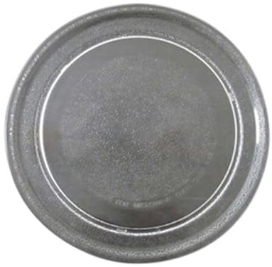 Piatto di vetro per microonde, 24,4 cm/25,4 cm, piastra di ricambio per microonde, piatto girevole in vetro, piastra di vetro per microonde