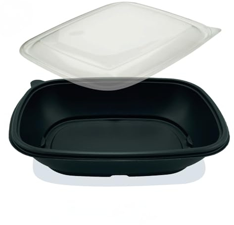 Fenton Packaging 15 X Meal Prep Food Storage Containers with Lids, Single Compartment, Microwavable, Reusable, Dishwasher Safe, Freezer Safe, BPA-Free, Recyclable Leakproof, Stackable