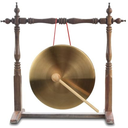 Mini Gong – slagverk handgong, koppargong för barn | 10 cm/4 i