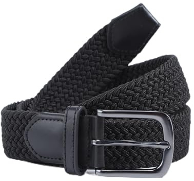 OAKLOVE Elastischer Gürtel Herren & Damen, Flechtgürtel ohne Löcher 35mm | Stufenlos verstellbar. Zinklegierung – leicht & stabil. Formstabil – kein Ausleiern. Für dauerhaften Tragekomfort
