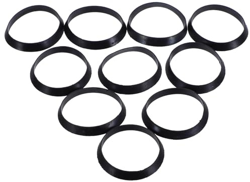 SHINEOFI 50 Anillos de Sellado de Goma Nitrílica para Tuberías de Desagüe de 1-1/2 Pulgadas, Juntas de Goma Negras para Fregadero y Ducha, Kit de 50 Piezas para Fontanería y