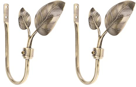 Gancio a Muro Decoraztivo Fermatende Tieback Hangers Holders per Tende, Drapeggio, Bronzo