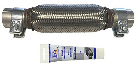 Tubo flessibile 55 x 250 x 360 mm con fascette e pasta di montaggio – Montaggio senza saldatura