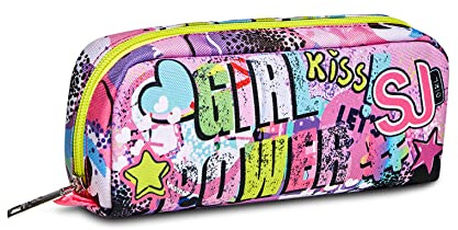SJ GANG STYLE JAM GANG Bustina portapenne FANTABULOUS, Rosa, Per bambini e ragazzi, Scuola e tempo libero