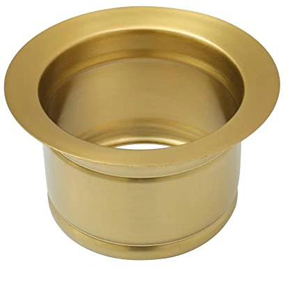 STARSTAR Kitchen Sink Flange Stopper Garbage Disposal Flange for Fit 3-1/2 Inch Standard Sink Drain Hole (Deep Flange Gold)